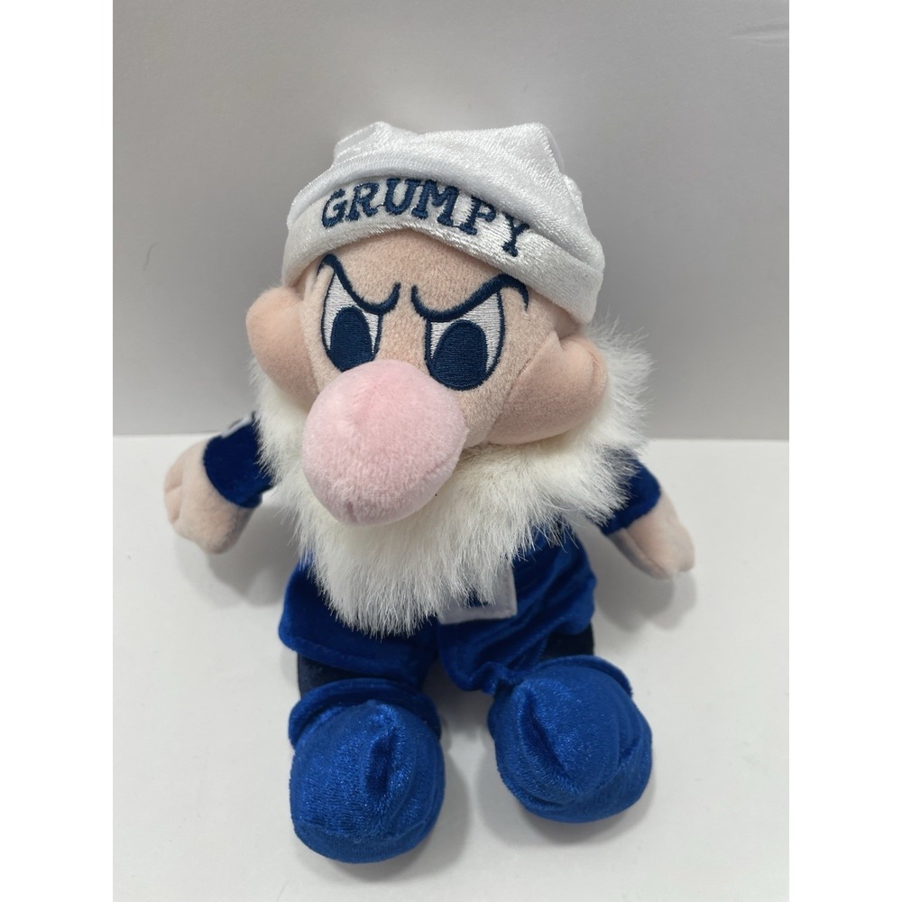 Disney Seven Dwarfs Hanukkah‎ Beanie 10" Plush Disney Store Rare Set of 6 - Picture 8 of 9